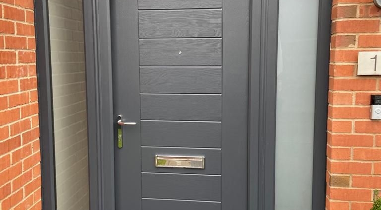 Modern Composite Door Grey